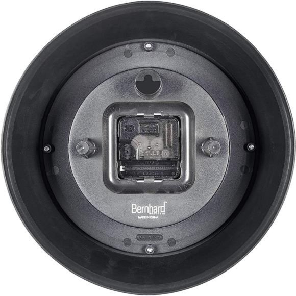 Retro Wall Clock 9.5 Inch White Kitchen 50's Vintage Design Round Silent - Picture 6 of 6